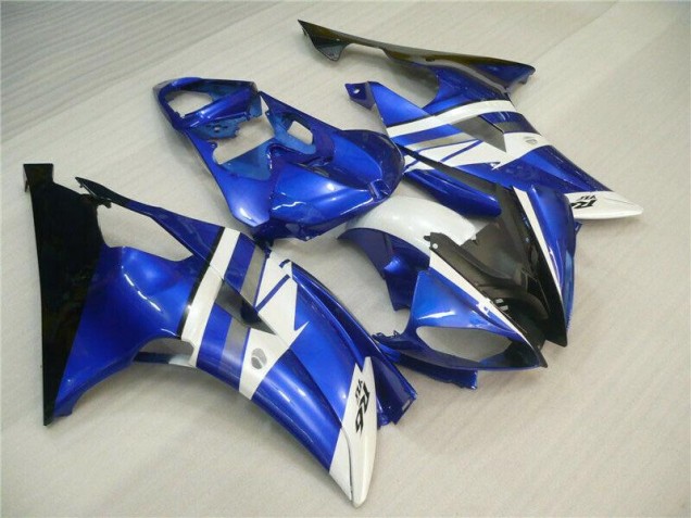 Carénages R6 2008-2016 - Bleu Blanc Noir Carénages R6 2008-2016 - Bleu Blanc Noir