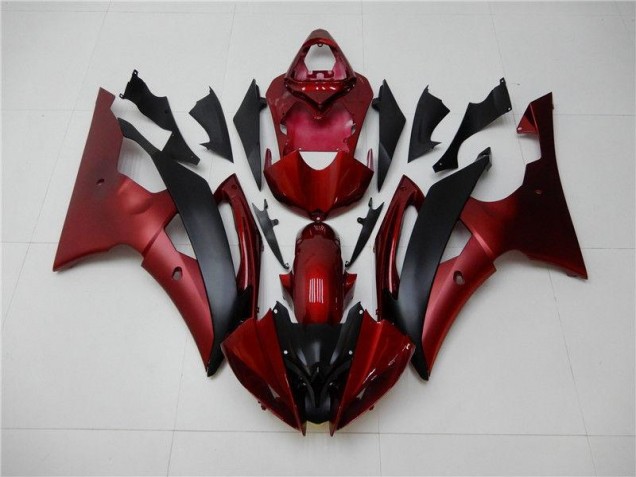 Carénages R6 2008-2016 - Rouge Noir