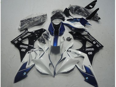 Carénages S1000RR 2009-2014 - Blanc Bleu