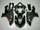 Carénages ZX10R 2006-2007 - Noir Rouge Flamme