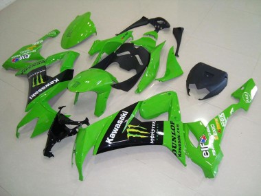 Carénages ZX10R 2008-2010 - Vert Monster