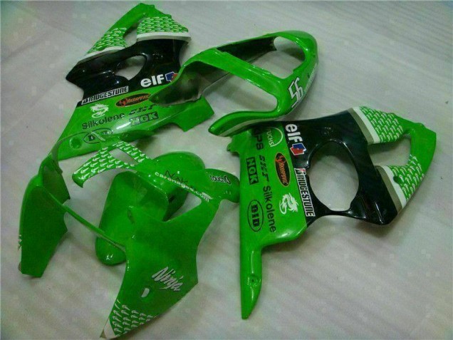Carénages ZX6R 2000-2002 - Vert Noir Carénages ZX6R 2000-2002 - Vert Noir