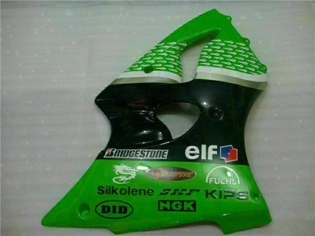 Carénages ZX6R 2000-2002 - Vert Noir Carénages ZX6R 2000-2002 - Vert Noir