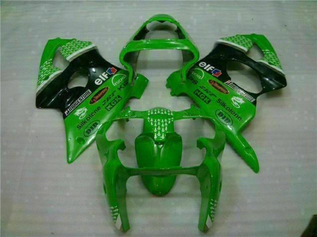 Carénages ZX6R 2000-2002 - Vert Noir Carénages ZX6R 2000-2002 - Vert Noir