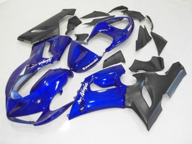 Carénages ZX6R 2005-2006 - Bleu Noir