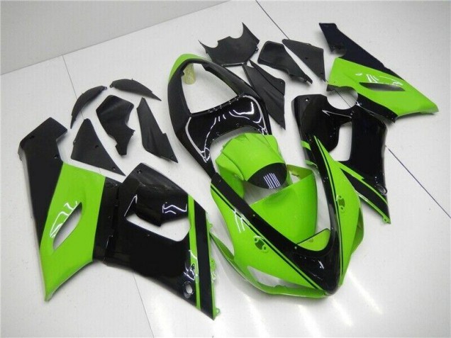 Carénages ZX6R 2005-2006 - Vert Noir Carénages ZX6R 2005-2006 - Vert Noir