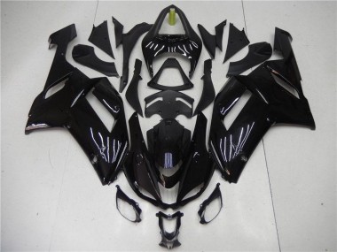 Carénages ZX6R 2007-2008 - Noir Brillant