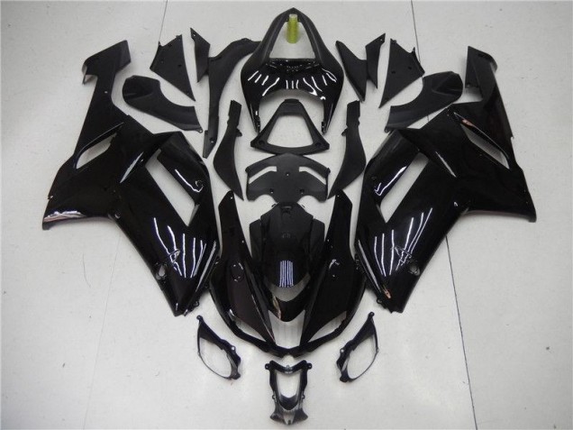 Carénages ZX6R 2007-2008 - Noir Brillant