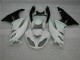 Carénages ZX6R 2009-2012 - Blanc Noir Carénages ZX6R 2009-2012 - Blanc Noir