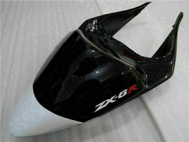 Carénages ZX6R 2009-2012 - Noir Blanc 3M Touch4 Carénages ZX6R 2009-2012 - Noir Blanc 3M Touch4