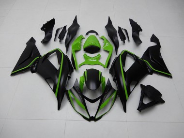 Carénages ZX6R 2013-2018 - Noir Vert