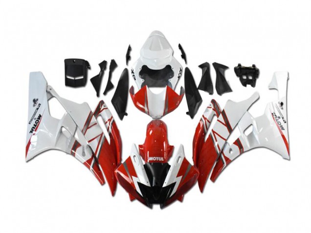 Carénages de Rechange R6 2006-2007 - Rouge Blanc Carénages de Rechange R6 2006-2007 - Rouge Blanc