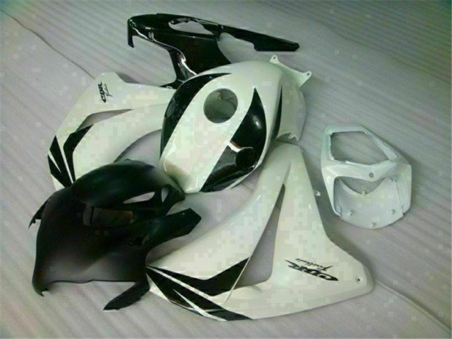 Carrosserie CBR 1000 RR 2008-2011 - Blanc Noir Carrosserie CBR 1000 RR 2008-2011 - Blanc Noir