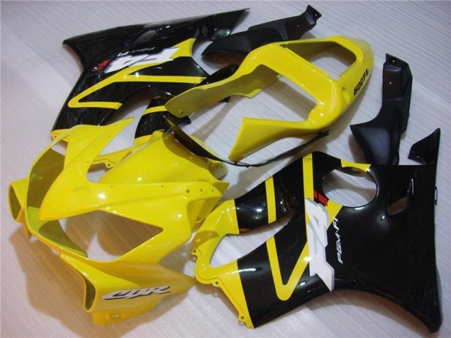 Carrosserie CBR 600 F4i 2001-2003 - Jaune Noir Carrosserie CBR 600 F4i 2001-2003 - Jaune Noir