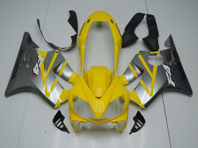 Carrosserie CBR 600 F4i 2004-2007 - Jaune Gris Carrosserie CBR 600 F4i 2004-2007 - Jaune Gris