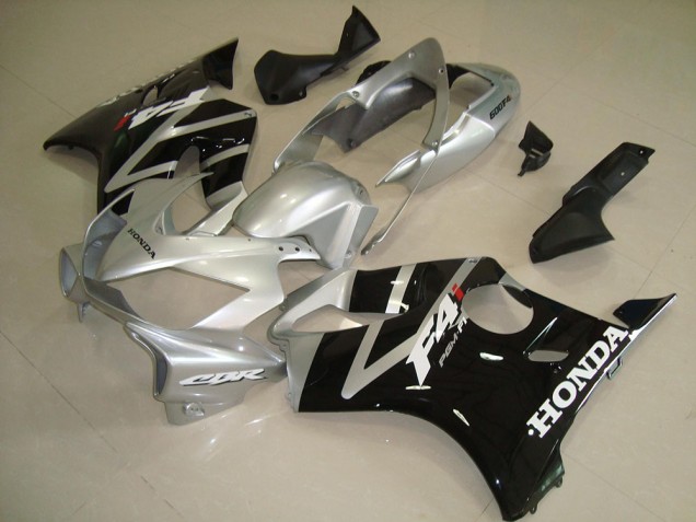Carrosserie CBR 600 F4i 2004-2007 - Noir Argent Carrosserie CBR 600 F4i 2004-2007 - Noir Argent