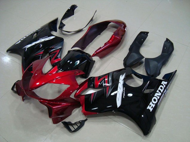 Carrosserie CBR 600 F4i 2004-2007 - Noir Rouge Carrosserie CBR 600 F4i 2004-2007 - Noir Rouge