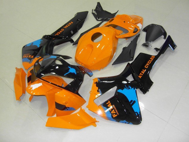 Carrosserie CBR 600 RR 2005-2006 - Orange Noir Carrosserie CBR 600 RR 2005-2006 - Orange Noir