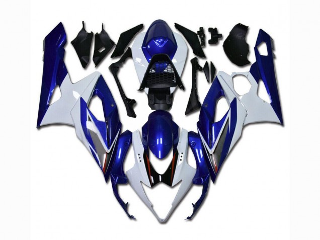 Carrosserie GSXR 1000 K5 2005-2006 - Blanc Bleu Carrosserie GSXR 1000 K5 2005-2006 - Blanc Bleu