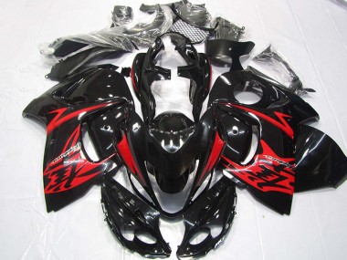 Carrosserie GSXR 1300 Hayabusa 2008-2019 - Noir Rouge