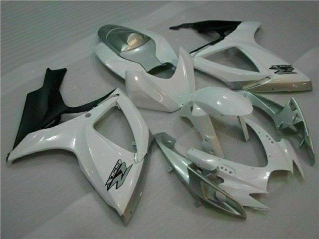Carrosserie GSXR 600 / 750 K6 2006-2007 - Blanc Argent Carrosserie GSXR 600 / 750 K6 2006-2007 - Blanc Argent