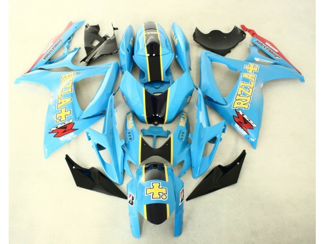Carrosserie GSXR 600 / 750 K6 2006-2007 - Bleu Noir