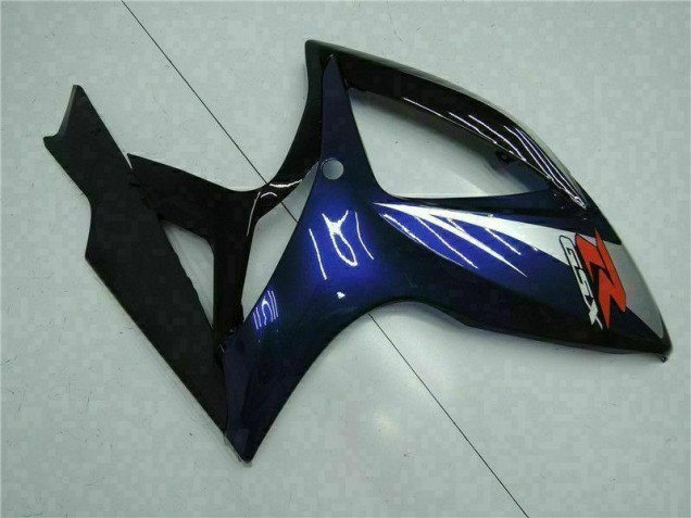 Carrosserie GSXR 600 / 750 K6 2006-2007 - Noir Bleu