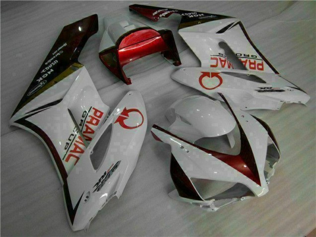 Kit Carénages CBR 1000 RR 2004-2005 - Blanc Rouge Kit Carénages CBR 1000 RR 2004-2005 - Blanc Rouge