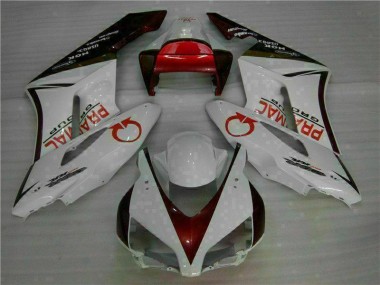 Kit Carénages CBR 1000 RR 2004-2005 - Blanc Rouge