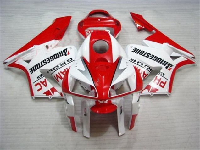 Kit Carénages CBR 600 RR 2005-2006 - Rouge Blanc