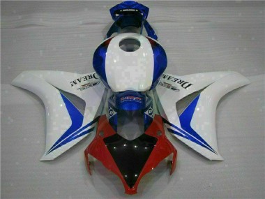 Kit Carénages Complet CBR 1000 RR 2008-2011 - Blanc Bleu