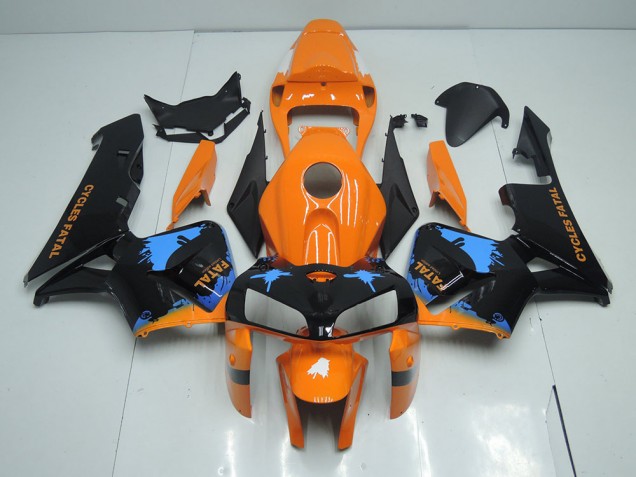 Kit Carénages Complet CBR 600 RR 2005-2006 - Orange Noir