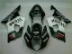 Kit Carénages Complet GSXR 1000 K3 2003-2004 - Blanc Noir Kit Carénages Complet GSXR 1000 K3 2003-2004 - Blanc Noir