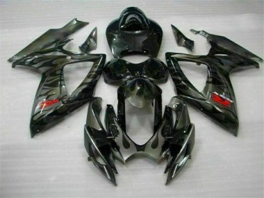 Kit Carénages Complet GSXR 600 / 750 K6 2006-2007 - Noir