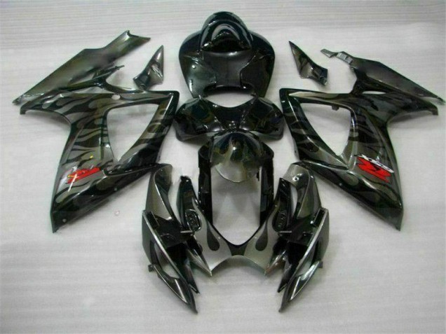 Kit Carénages Complet GSXR 600 / 750 K6 2006-2007 - Noir
