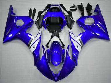 Kit Carénages Complet R6 2003-2005 - Bleu Blanc