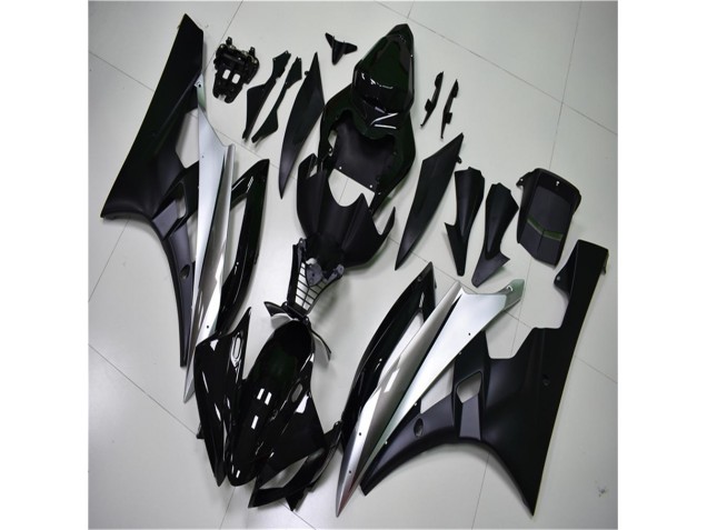 Kit Carénages Complet R6 2006-2007 - Argent Noir Kit Carénages Complet R6 2006-2007 - Argent Noir