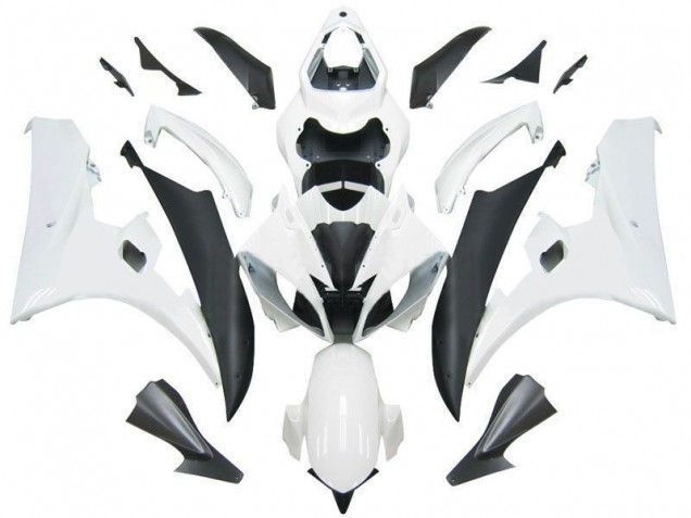 Kit Carénages Complet R6 2006-2007 - Blanc Noir