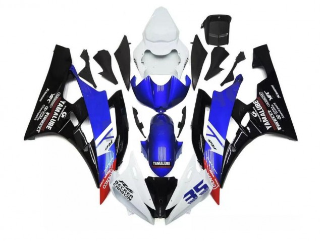 Kit Carénages Complet R6 2006-2007 - Bleu Blanc