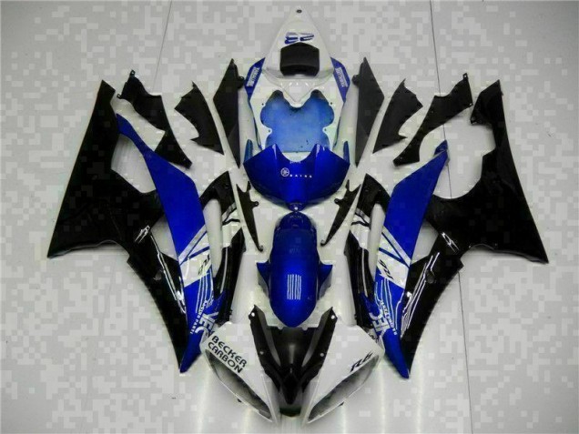 Kit Carénages Complet R6 2008-2016 - Bleu Noir