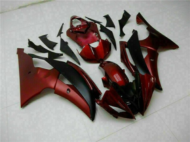 Kit Carénages Complet R6 2008-2016 - Rouge Noir Kit Carénages Complet R6 2008-2016 - Rouge Noir