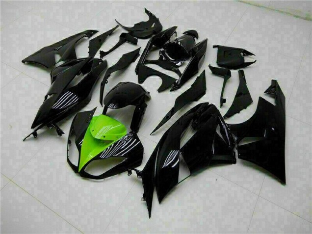 Kit Carénages Complet ZX6R 2009-2012 - Noir Vert