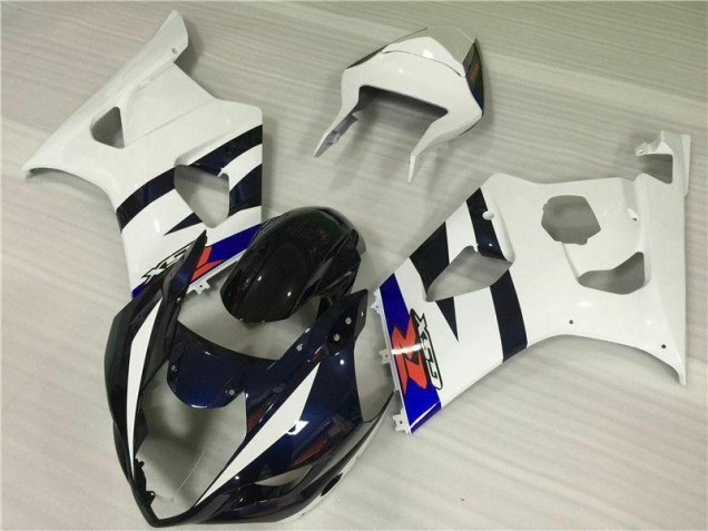 Kit Carénages GSXR 1000 K3 2003-2004 - Blanc Noir Kit Carénages GSXR 1000 K3 2003-2004 - Blanc Noir