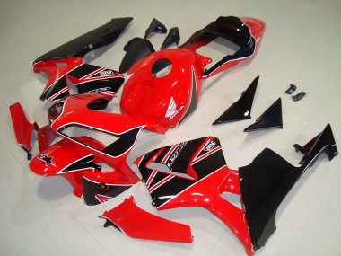 Kit Carénages & Plastique CBR 600 RR 2003-2004 - Rouge Noir