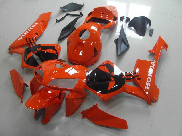 Kit Carénages & Plastique CBR 600 RR 2005-2006 - Orange Noir
