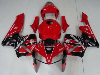 Kit Carénages & Plastique CBR 600 RR 2005-2006 - Rouge Noir