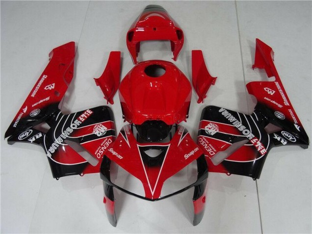 Kit Carénages & Plastique CBR 600 RR 2005-2006 - Rouge Noir Kit Carénages & Plastique CBR 600 RR 2005-2006 - Rouge Noir