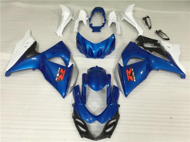 Kit Carénages & Plastique GSXR 1000 K9 2009-2016 - Bleu Blanc