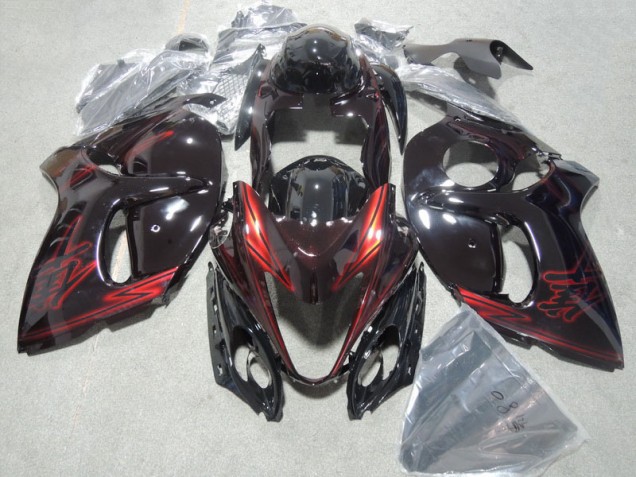 Kit Carénages & Plastique GSXR 1300 Hayabusa 2008-2019 - Noir Rouge Kit Carénages & Plastique GSXR 1300 Hayabusa 2008-2019 - Noir Rouge