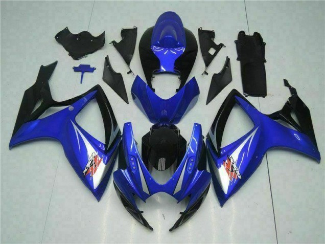 Kit Carénages & Plastique GSXR 600 / 750 K6 2006-2007 - Bleu